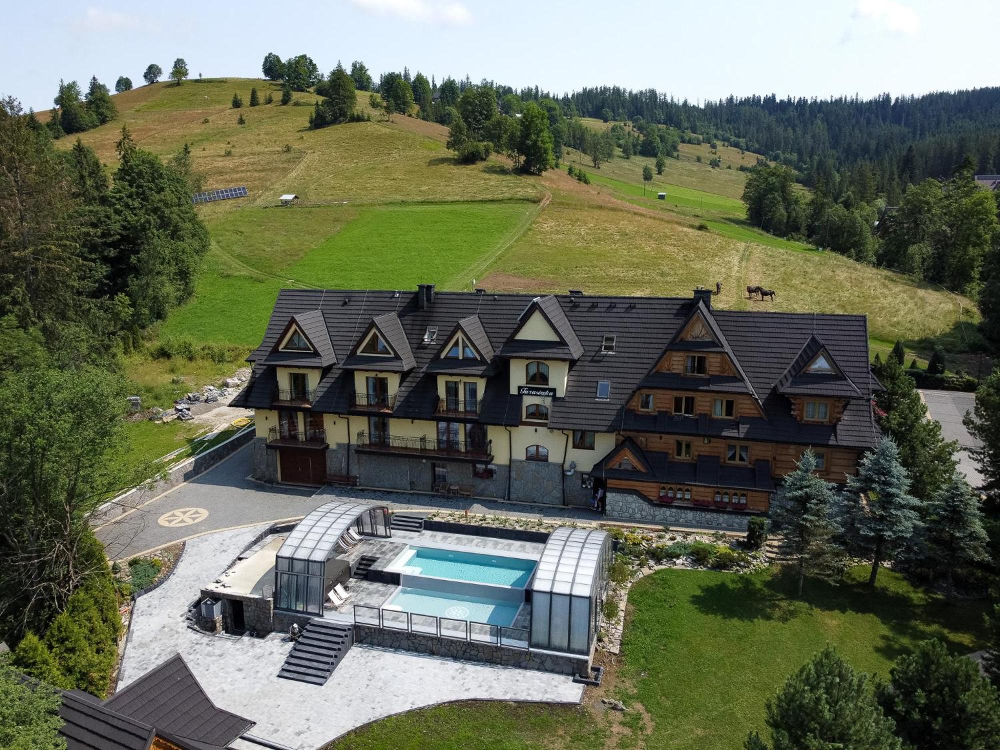 Hotel Tarasowka Ciche Małe Esterno foto